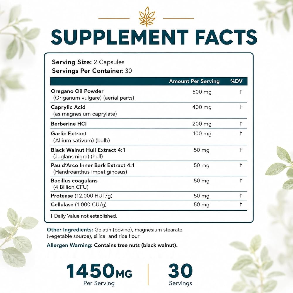 Happee Candida Cleanse Detox Supplement