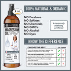 pureSCRUBS Doctor Recommended Pure Topical Magnesium Oil Spray