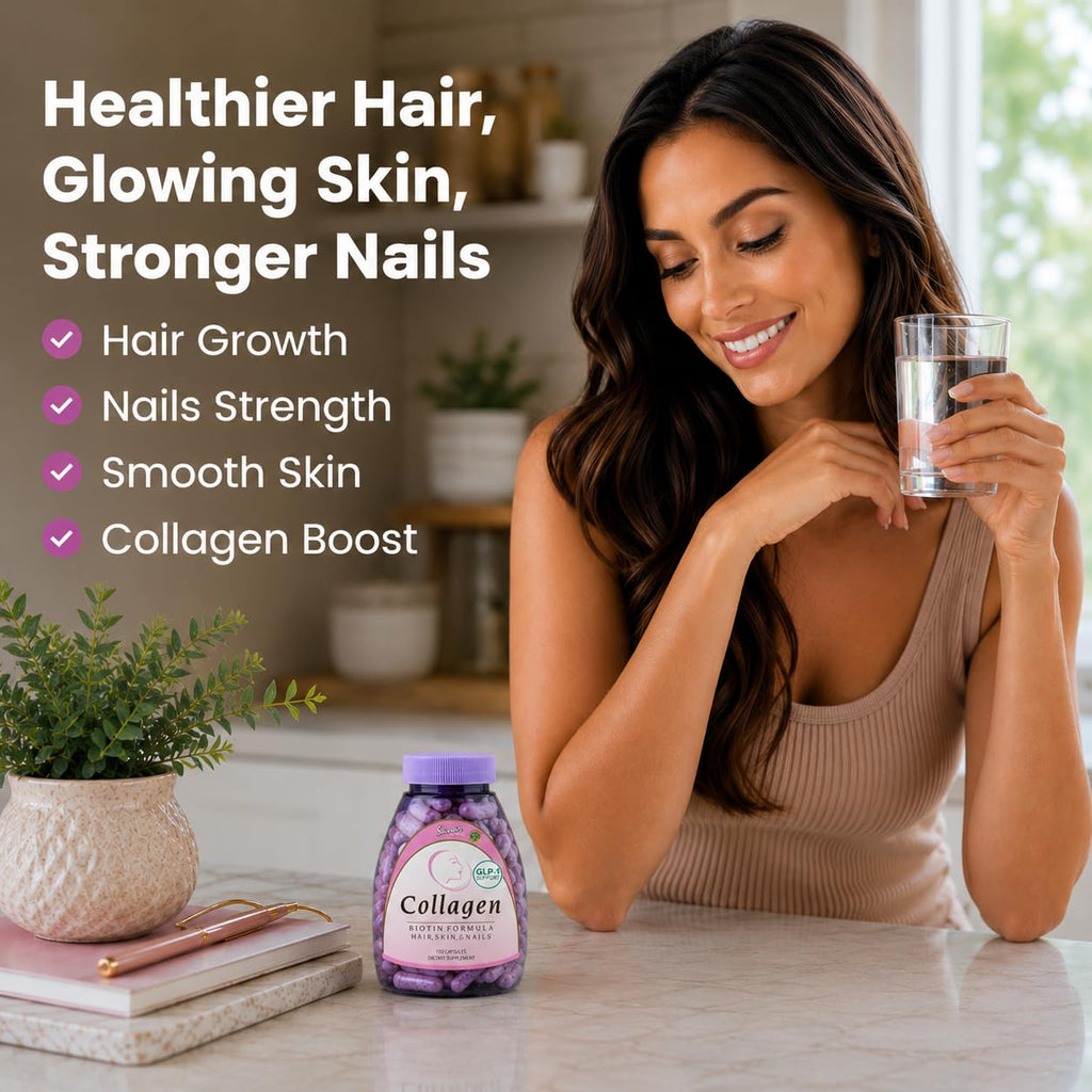 Sanar Naturals Collagen Pills with Biotin & Vitamin C - 150 Capsules - image 3