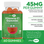 Maxi Health Vitamin C Gummies with Zinc - 60 Gummies - image 4