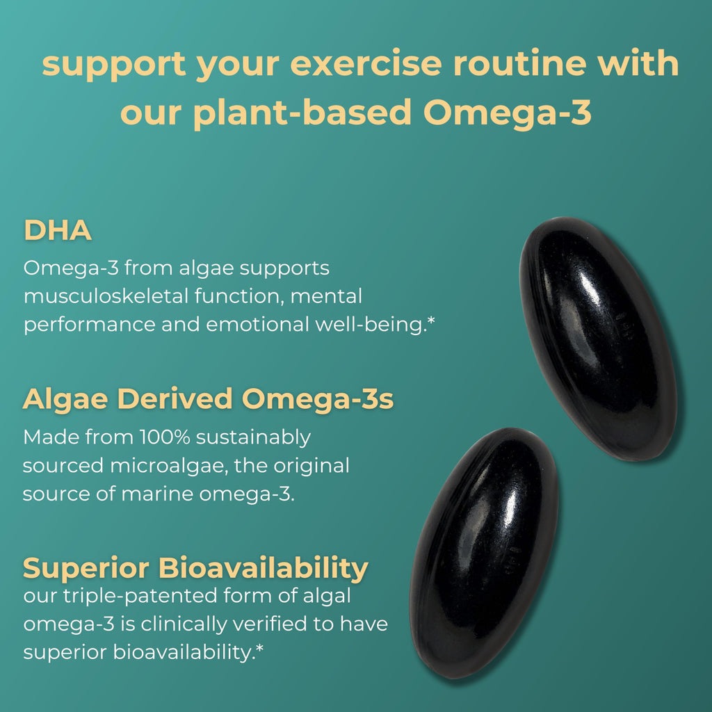 Iwi Omega-3 Sport Plant-Based Algae DHA - 60 Softgels - image 3