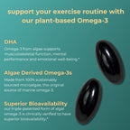 Iwi Omega-3 Sport Plant-Based Algae DHA - 60 Softgels - image 3