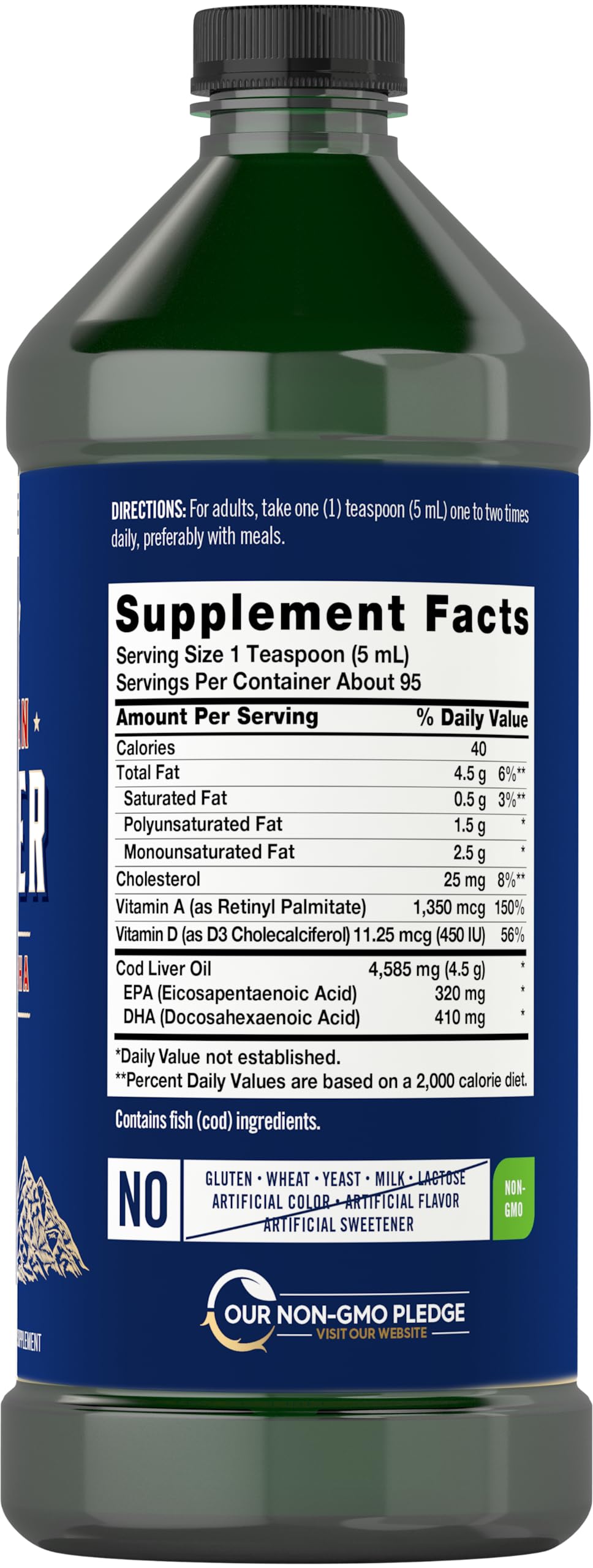 Carlyle Norwegian Cod Liver Oil - 16 fl oz (Pack of 3) - image 2