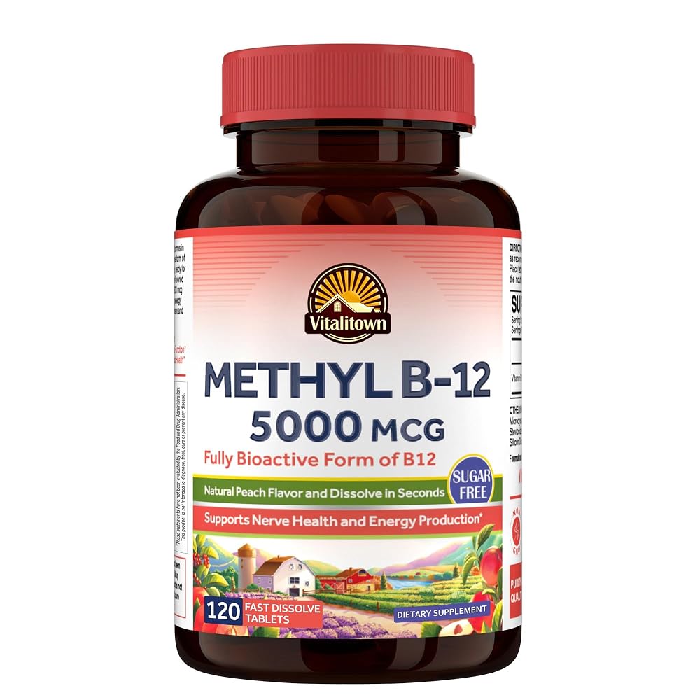 Vitalitown Vitamin B12 (Methyl B12) 5000 mcg