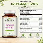VEDIKROOTS Kanchnar Guggulu - Ayurvedic Supplement for Thyroid
