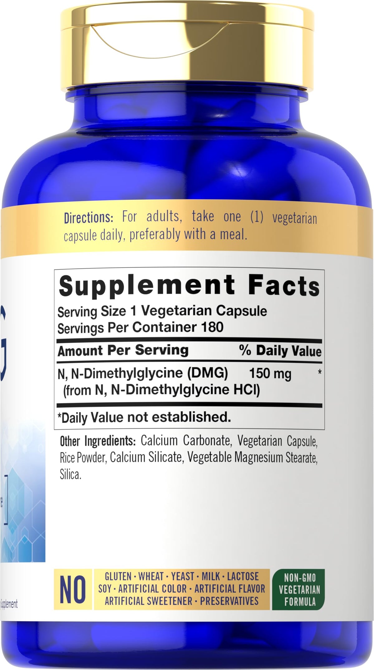 Carlyle DMG N-Dimethylglycine 150 mg - 180 Capsules - image 2
