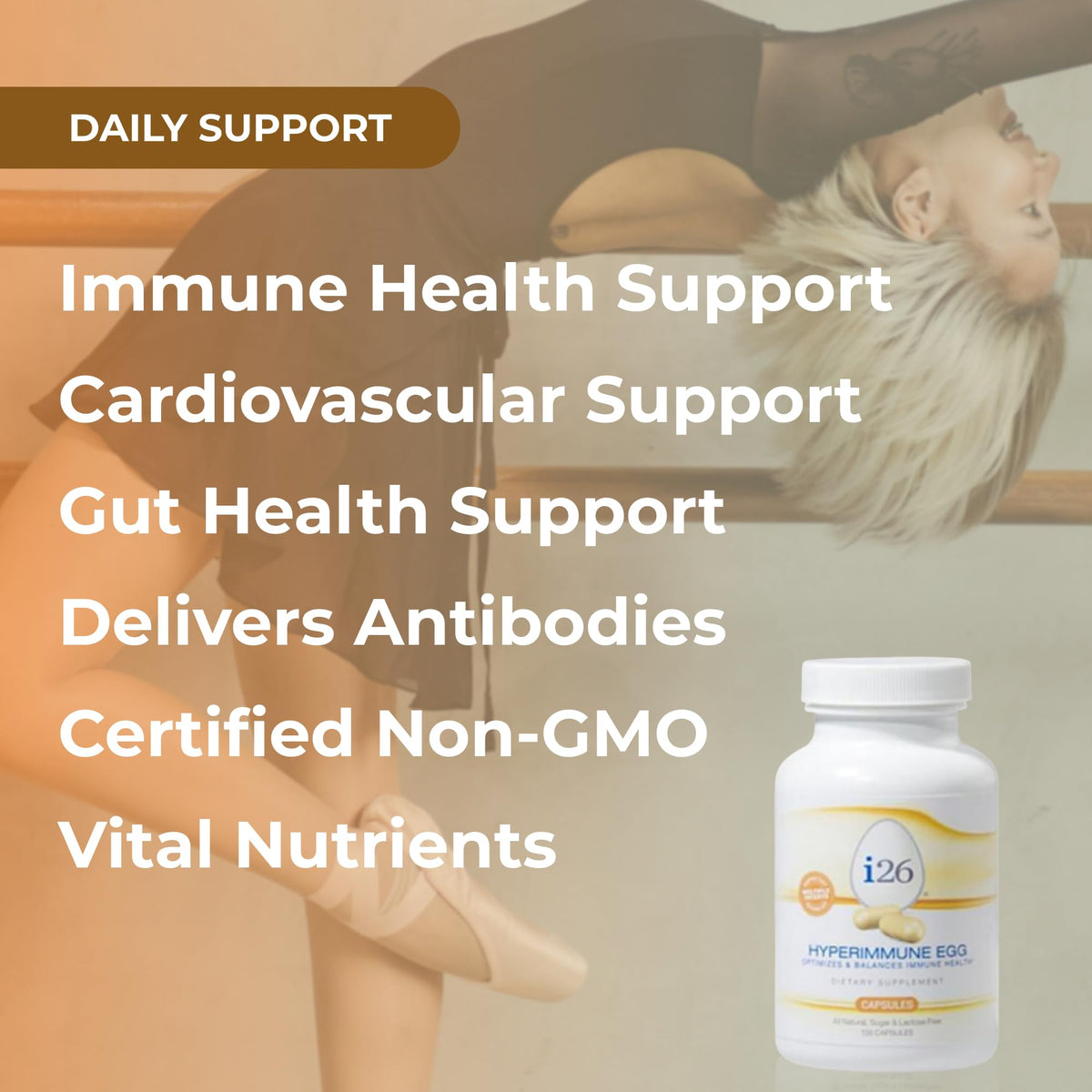 Youngevity i26 Hyperimmune Egg Immune & Digestive Support - 135 Capsules - image 4