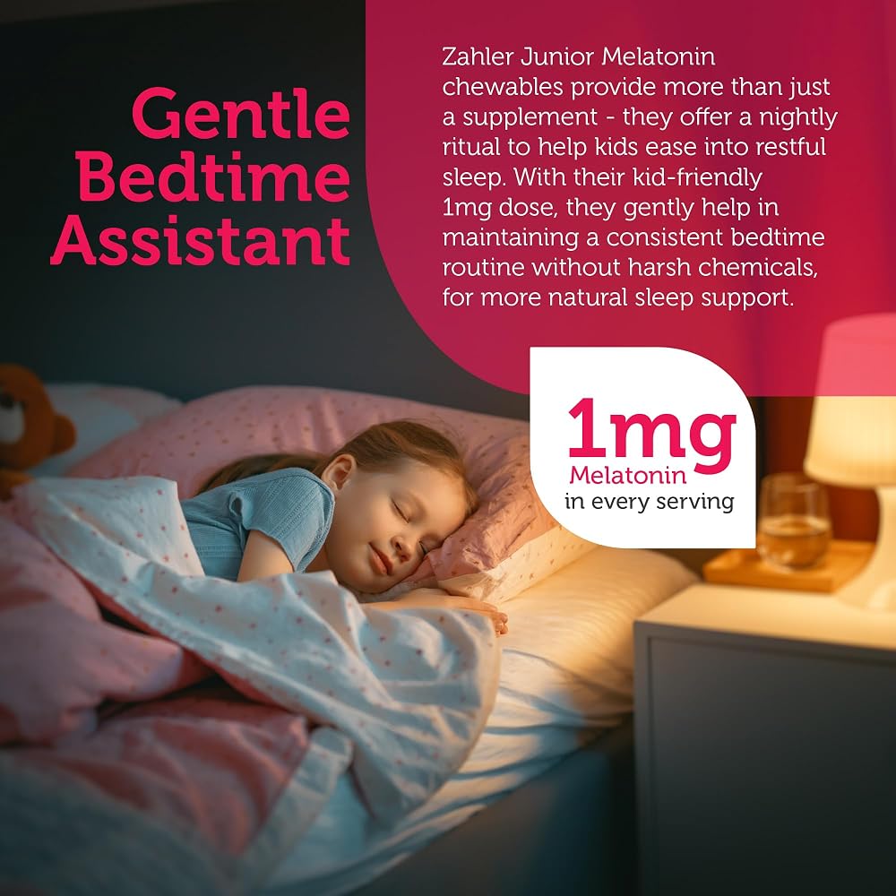 Zahler 1MG Children's Melatonin for Kids - Sleep Support and Quality