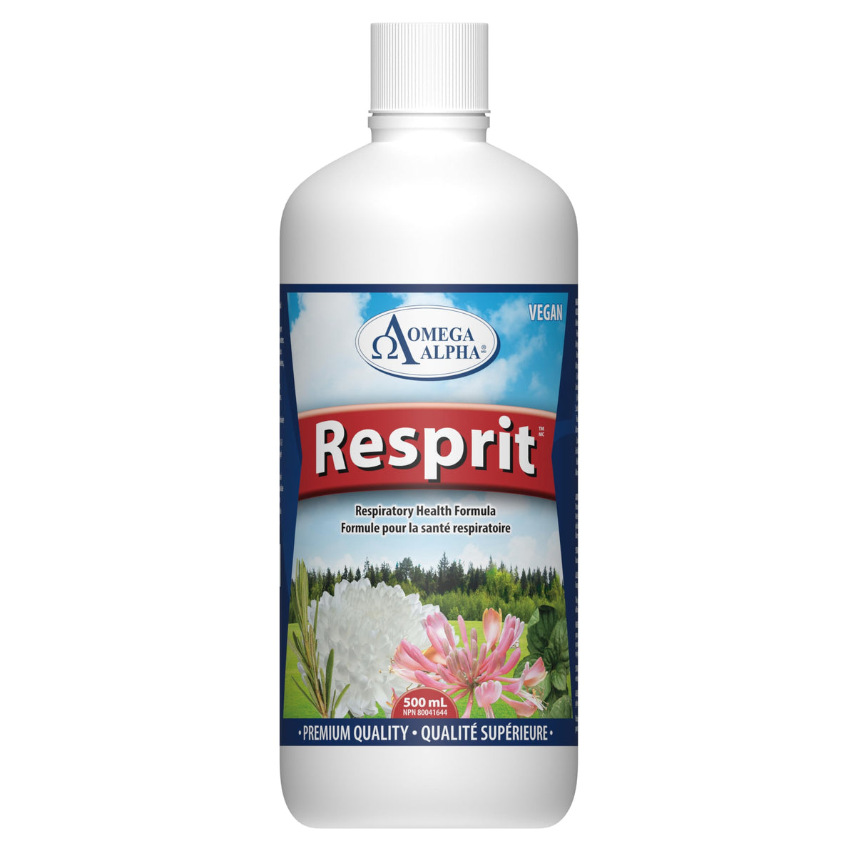 Omega Alpha Resprit Herbal Respiratory Support - 500ml