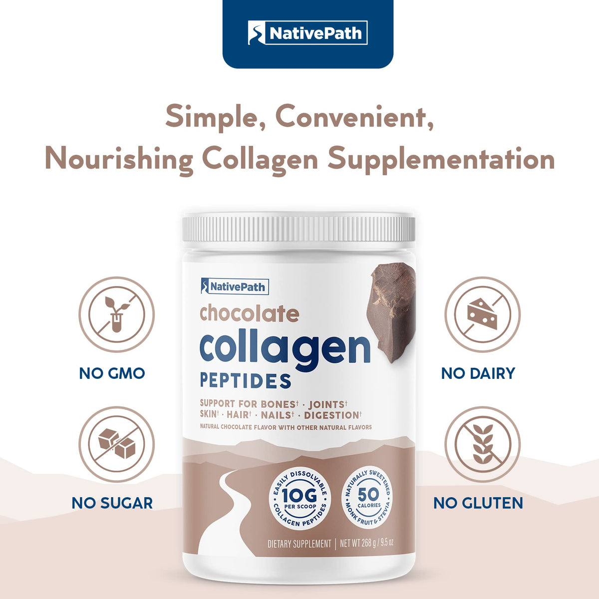 NativePath Collagen Peptides, 20 Servings