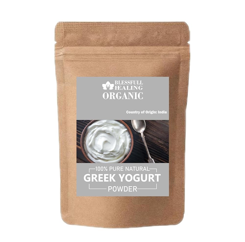 Blessfull Healing Organic Greek Yogurt Powder 100% Pure Natural 200