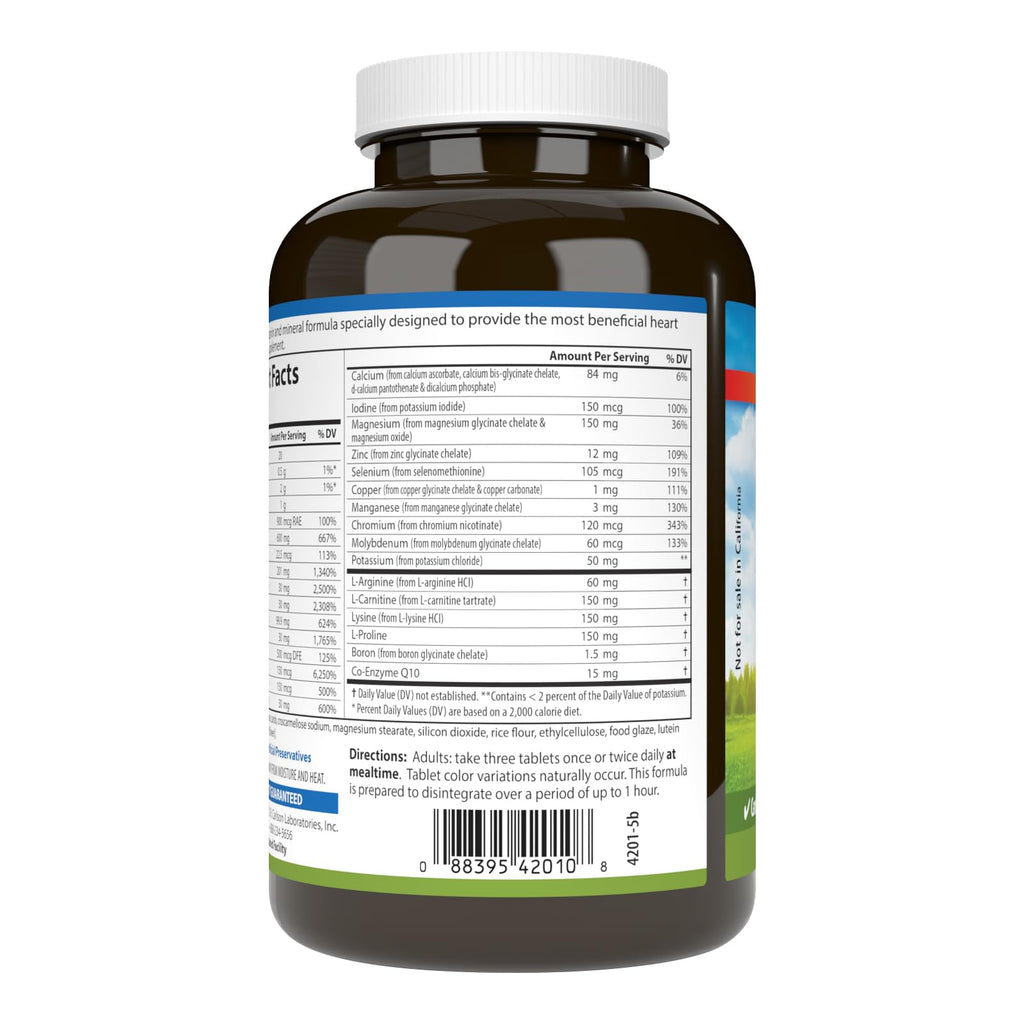 Carlson Cardio Complete Advanced Multivitamin - 180 Tablets - image 3