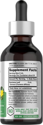 Horbäach Damiana Leaf Herb Tincture Liquid Extract - 2 fl oz - image 2