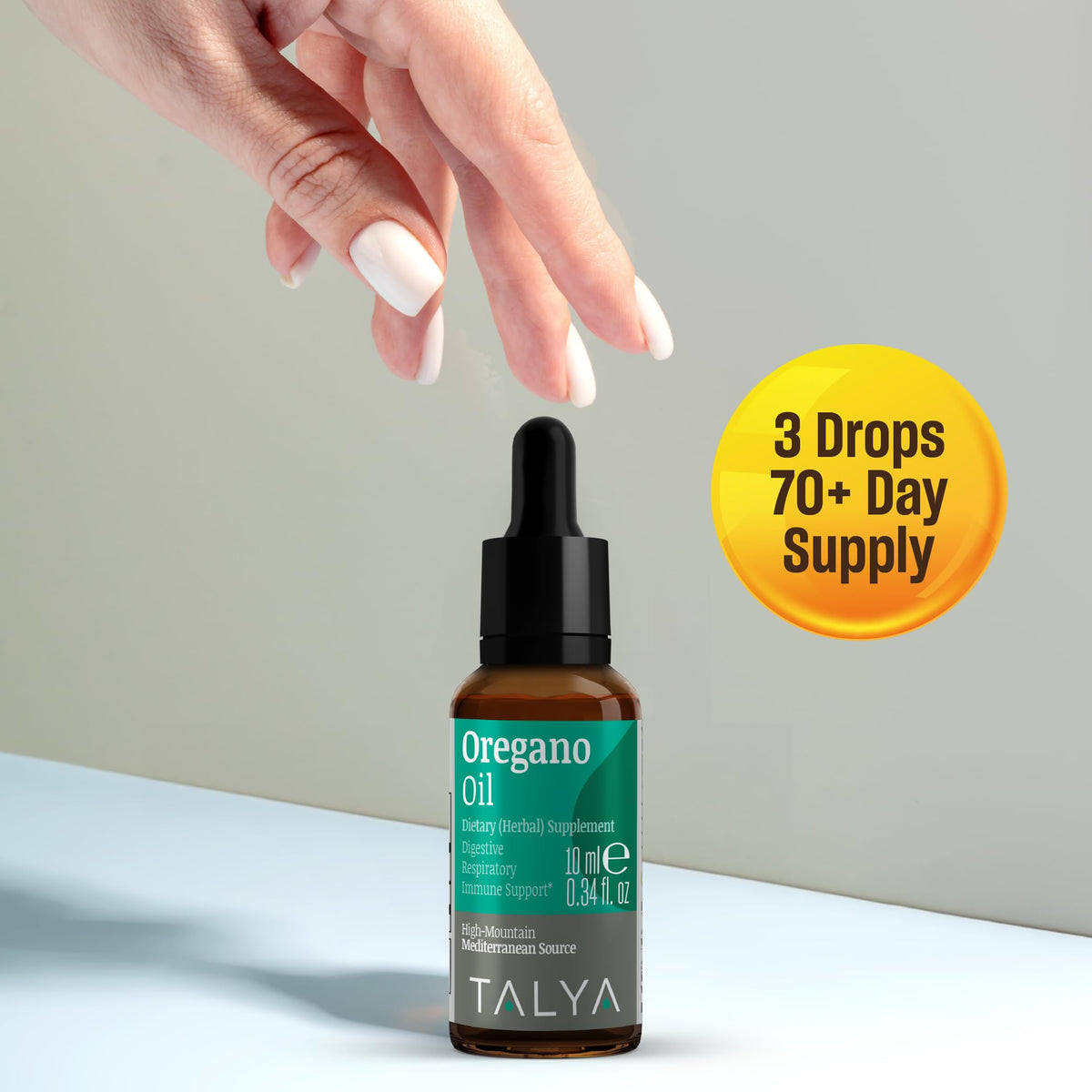 TALYA Oregano Oil 0.34 fl oz - Immune Support Liquid - image 3