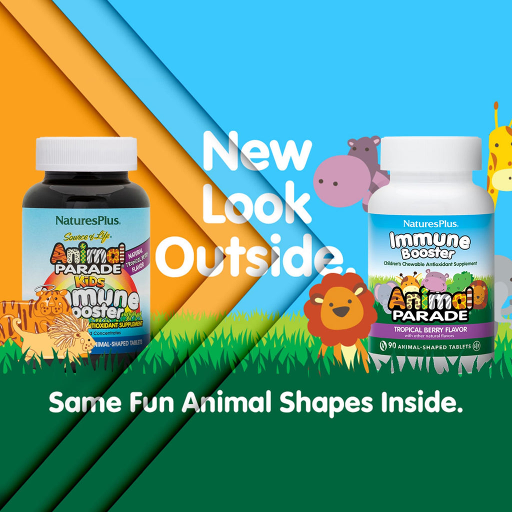 Natures Plus Animal Parade Immune Booster - 90 Tablets - image 2