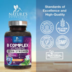 Nature's Nutrition B Complex Vitamins Capsules - Super Complete