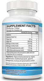North Sea Supplements Vegan Algae Omega-3 - 60 Softgels - image 2