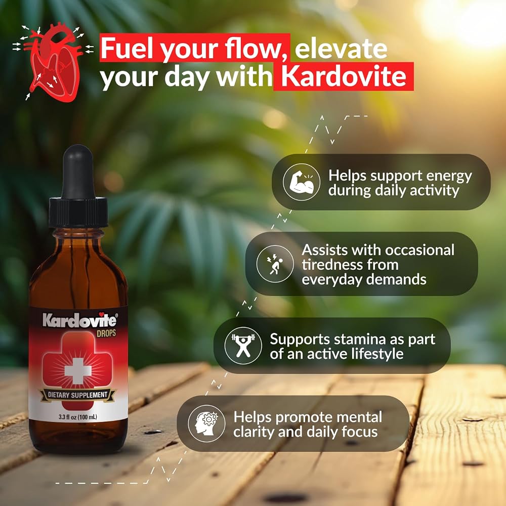 Kardovite Herbal Circulation Support Drops - 100ml - image 3