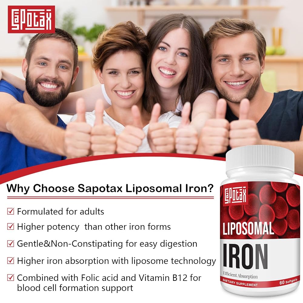 Sapotax Liposomal Fe Iron Supplement for Women - image 8