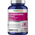 NusaPure Umckaloabo 60mg Vegan - 200 Vegetarian Capsules