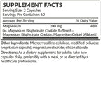 Futurebiotics Magnesium Glycinate 200 MG per Serving 100% Chelated