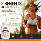 SIRUNES Marine Collagen Peptides - 120 Capsules - image 3