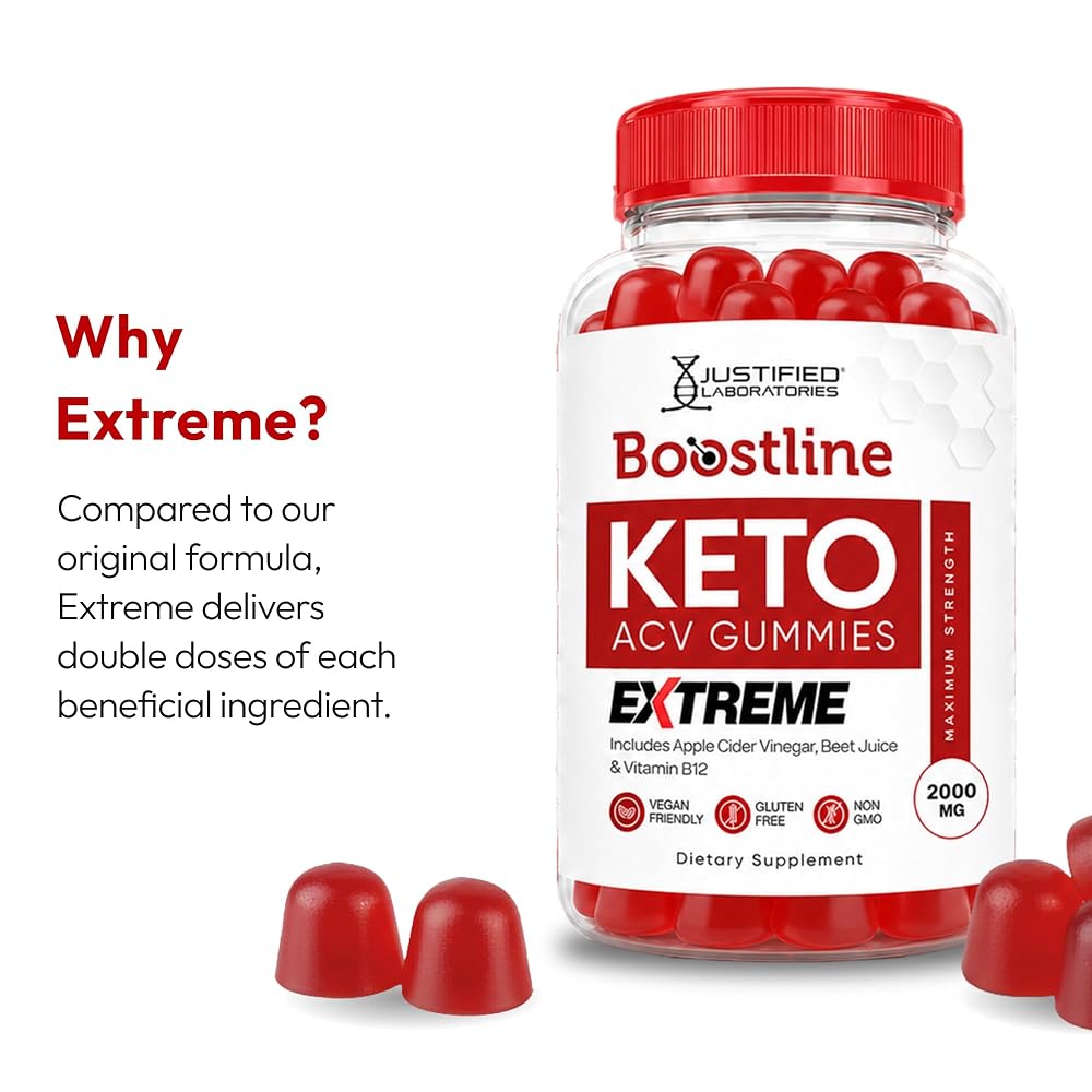 Justified Laboratories Boostline Keto ACV Gummies Extreme - Made