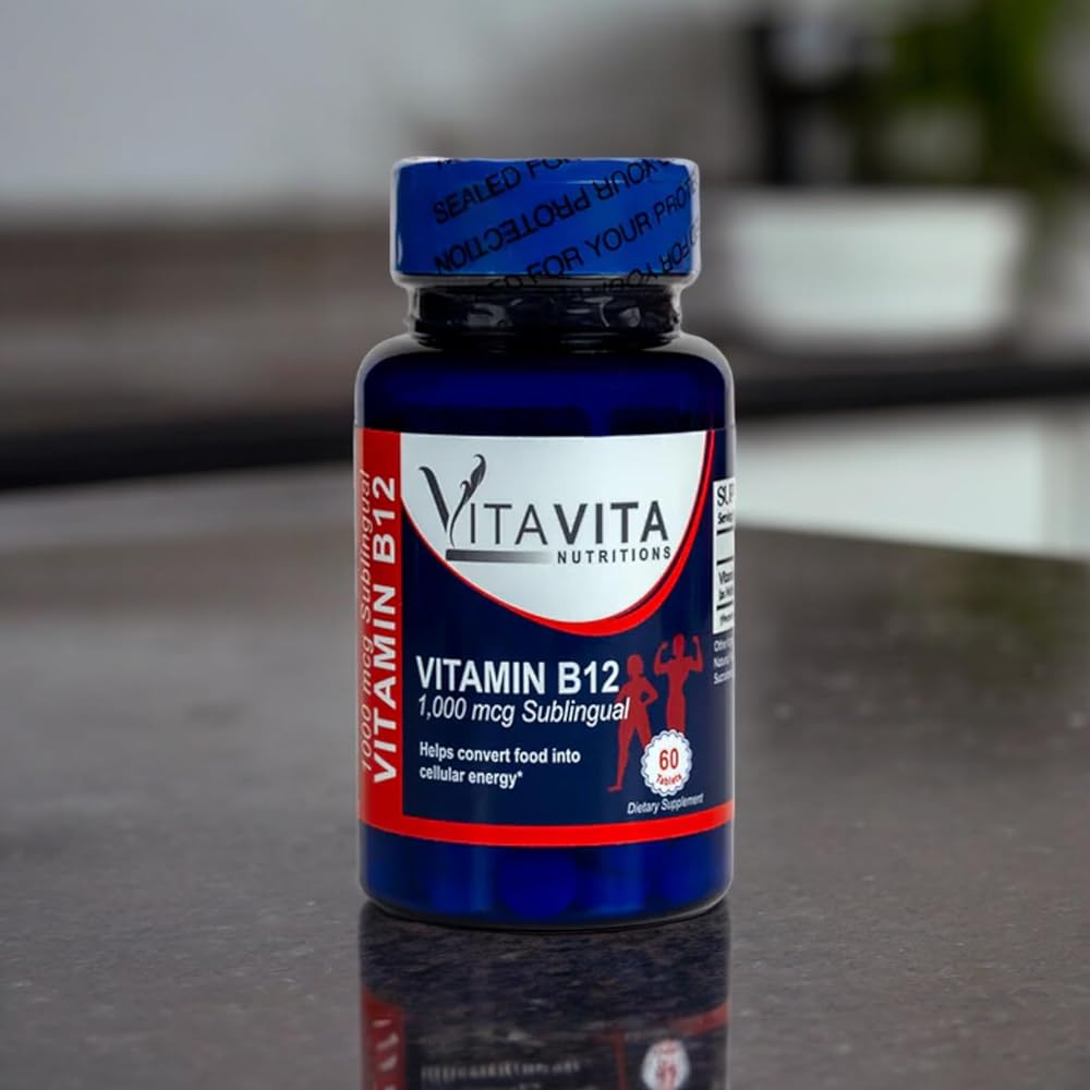 VitaVita Nutritions Vitamin B12 1,000 mcg Sublingual - 60 Tablets - image 2