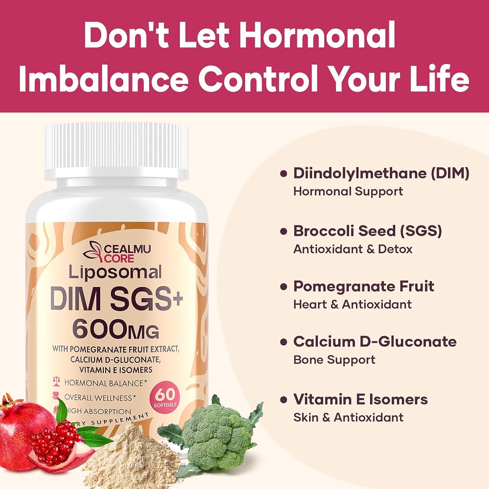 CEALMU CORE Liposomal DIM SGS Supplement - Estrogen Supplements