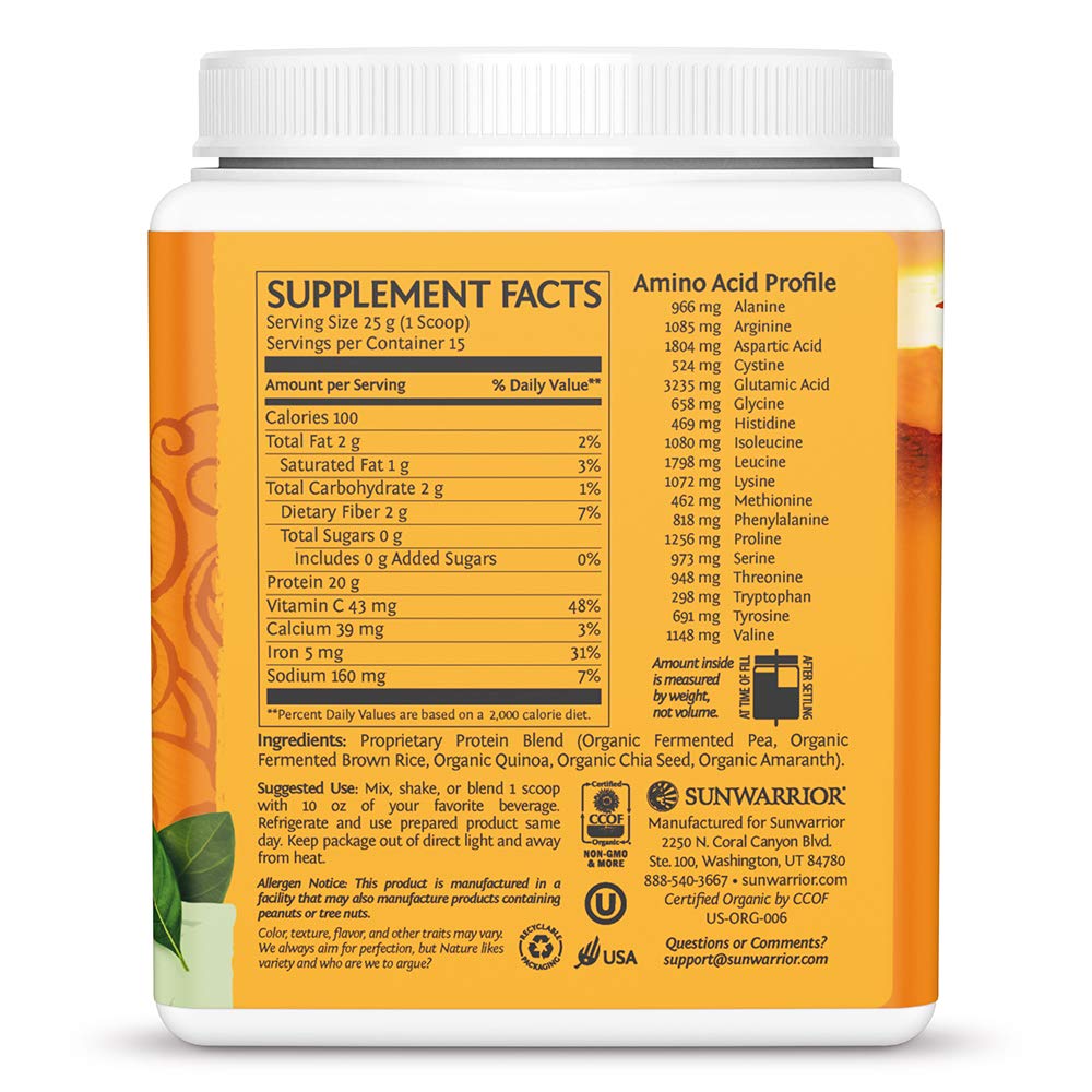 Sunwarrior SUNWARRIOR Organic Protein