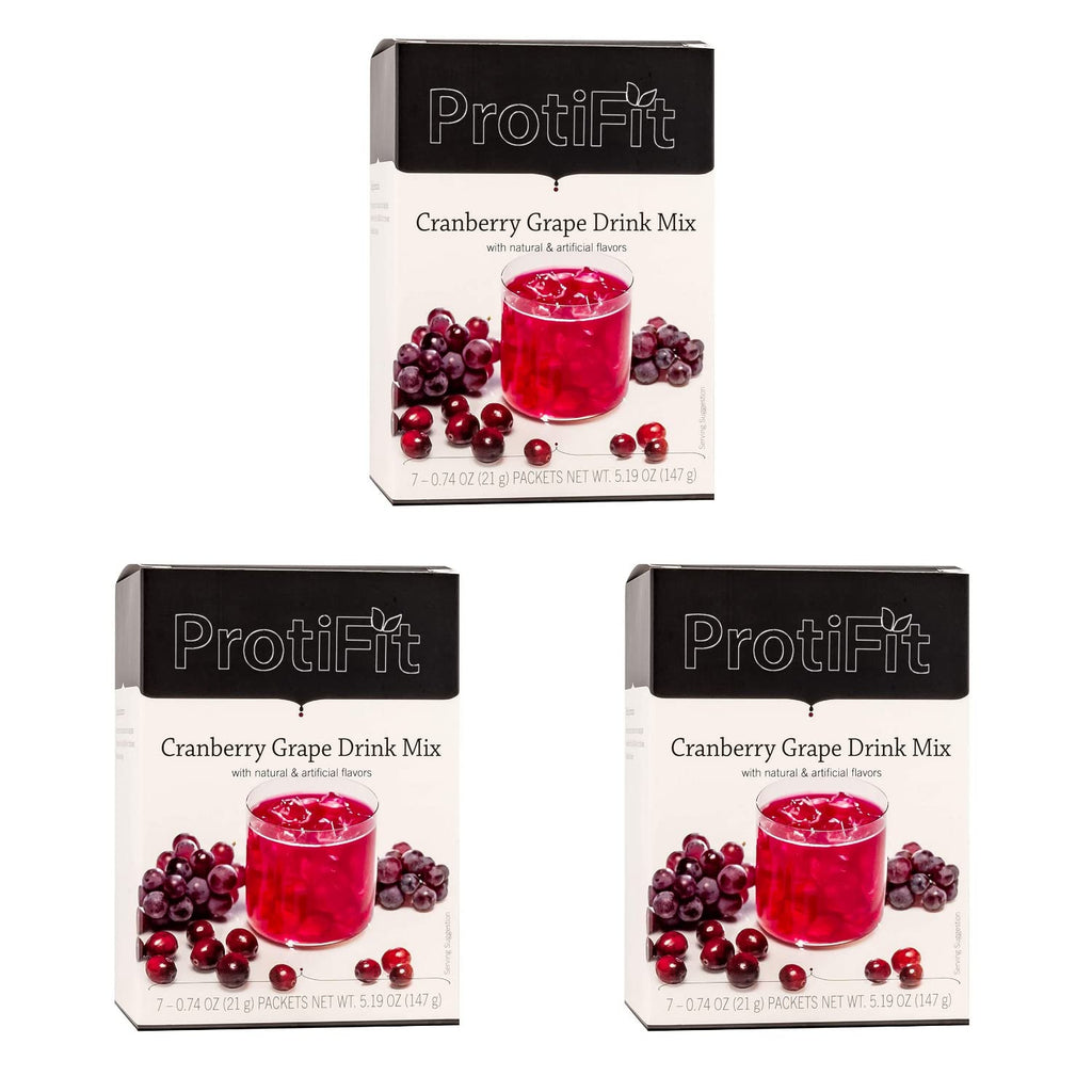 ProtiFit High Protein Cranberry Grape Fruit Drink - 3 Pack