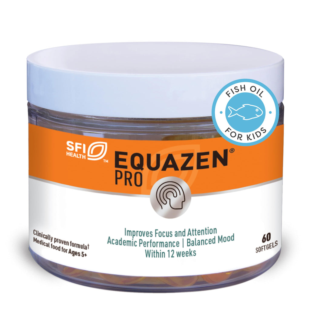 Equazen Pro Fish Oil Softgels for Kids & Teens - 60 Softgels