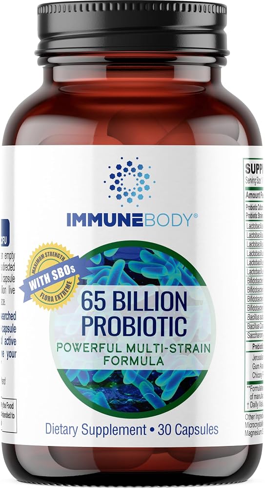 ImmuneBody Ultimate Digestive Health Probiotic 65B CFU - 30 Capsules