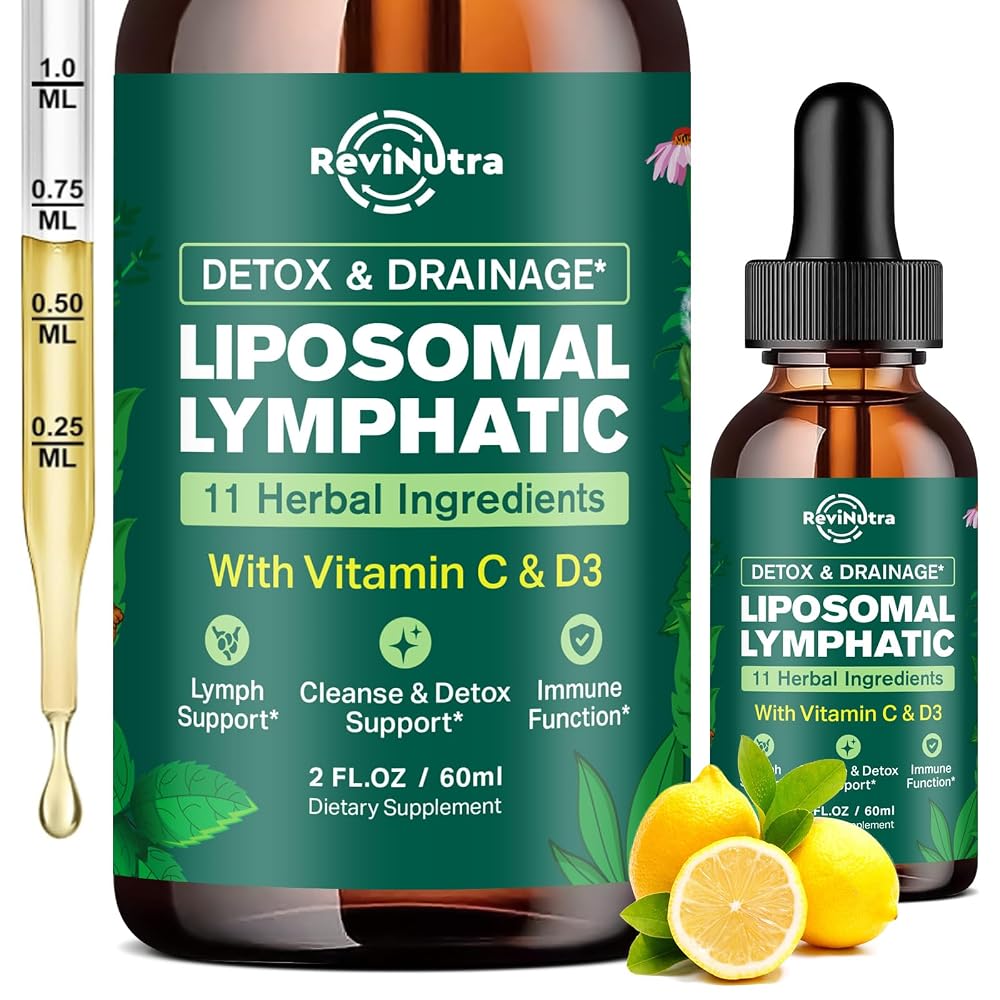 ReviNutra Liposomal Lymphatic Drainage Liquid Drops - Lymphatic