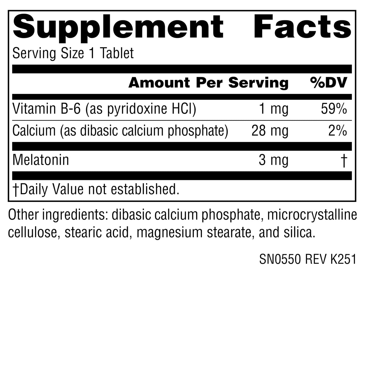 Source Naturals Sleep Science Melatonin 3 mg - 60 Tablets - image 2