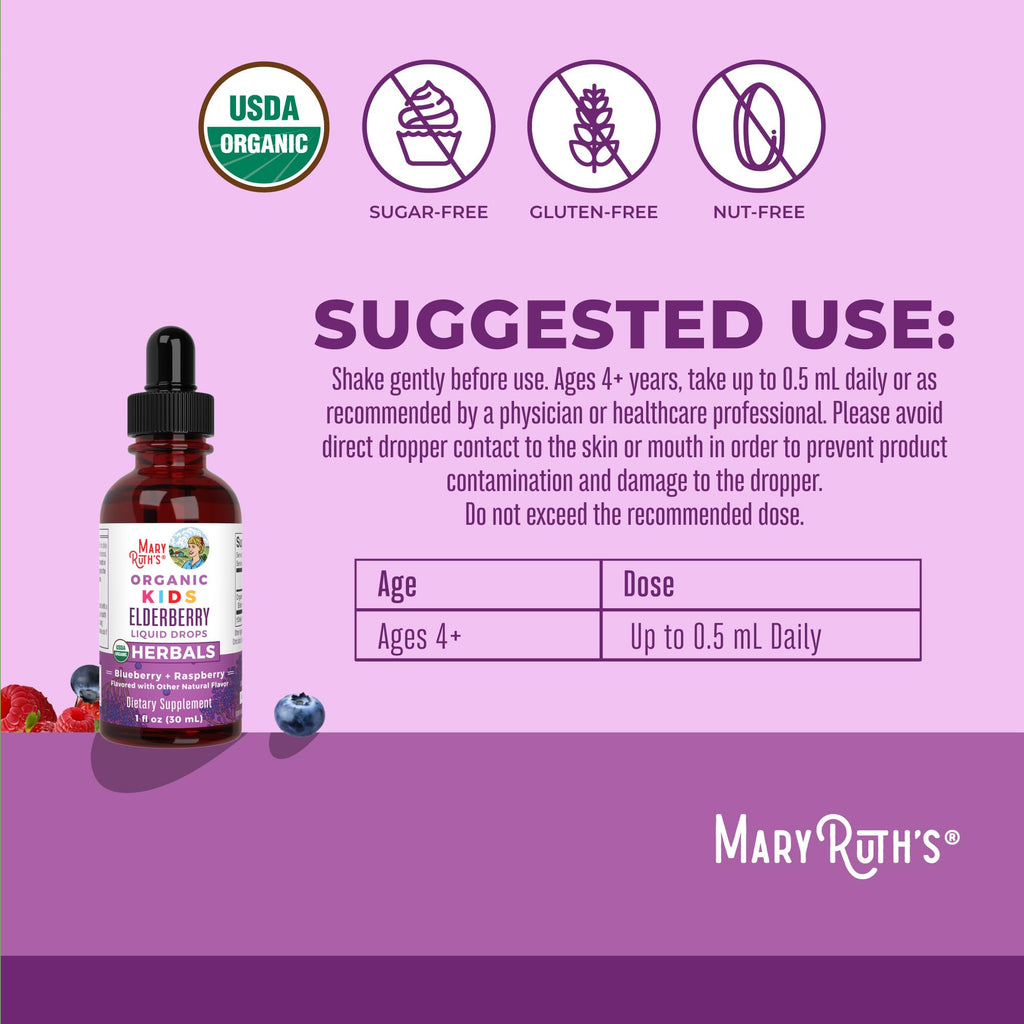 MARYRUTH'S Elderberry Liquid Drops