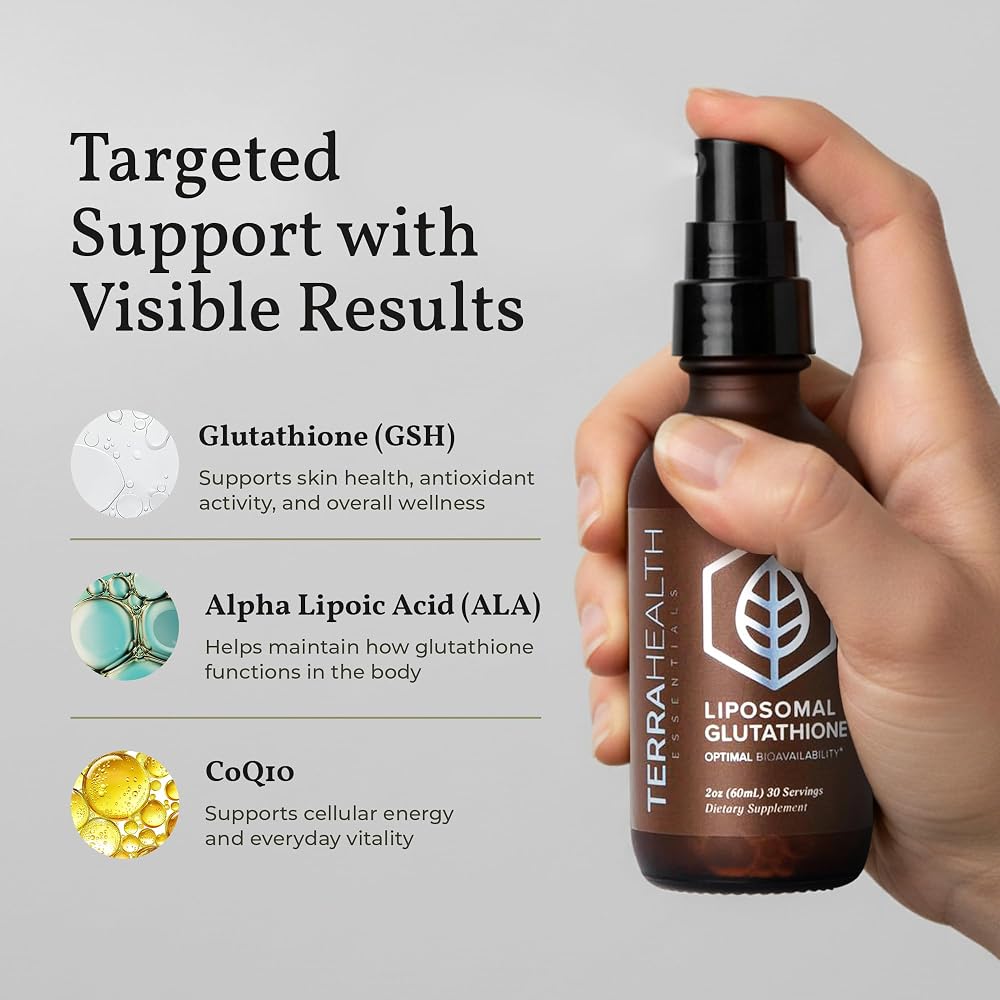 Terra Health Essentials - Liposomal Glutathione - Supports Immunity