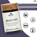 AKSHAR Ayurveda Gluco Support Herbal Supplement - 60 Capsules - image 2