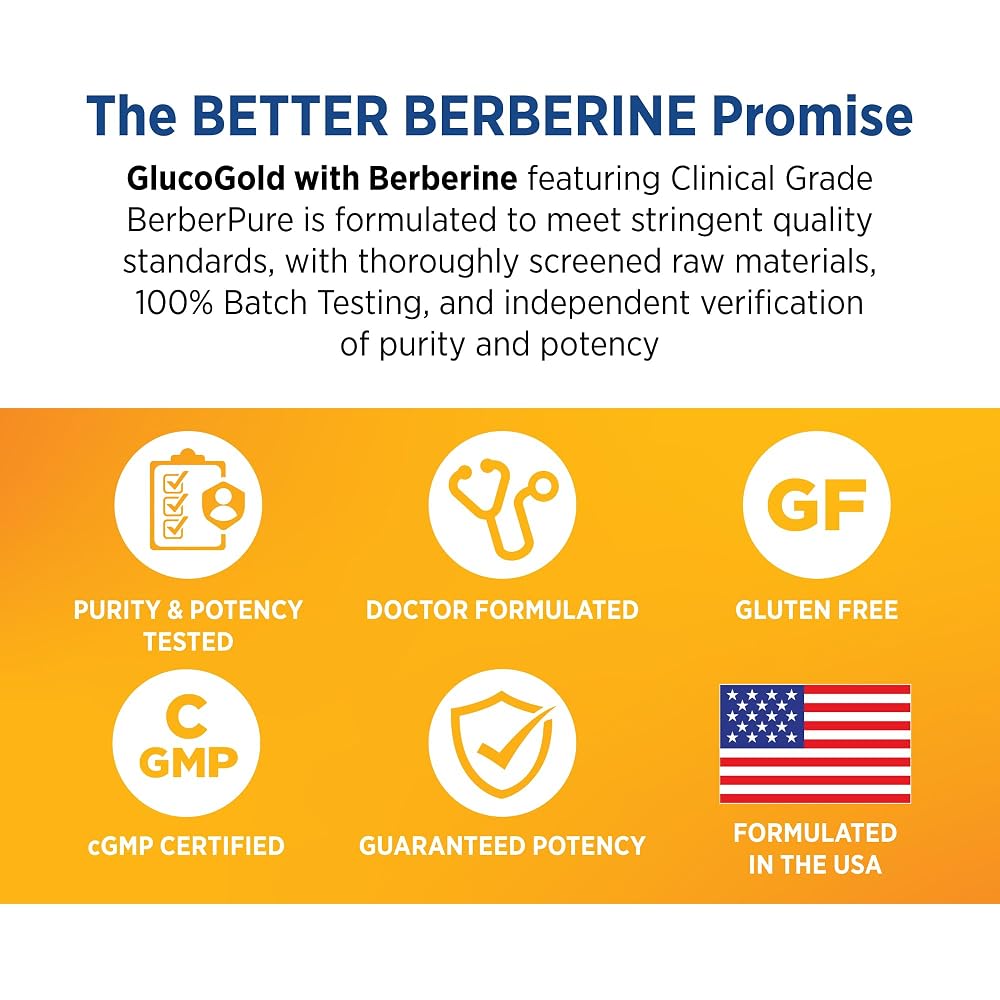 Doctors' Preferred GlucoGold with Berberine
