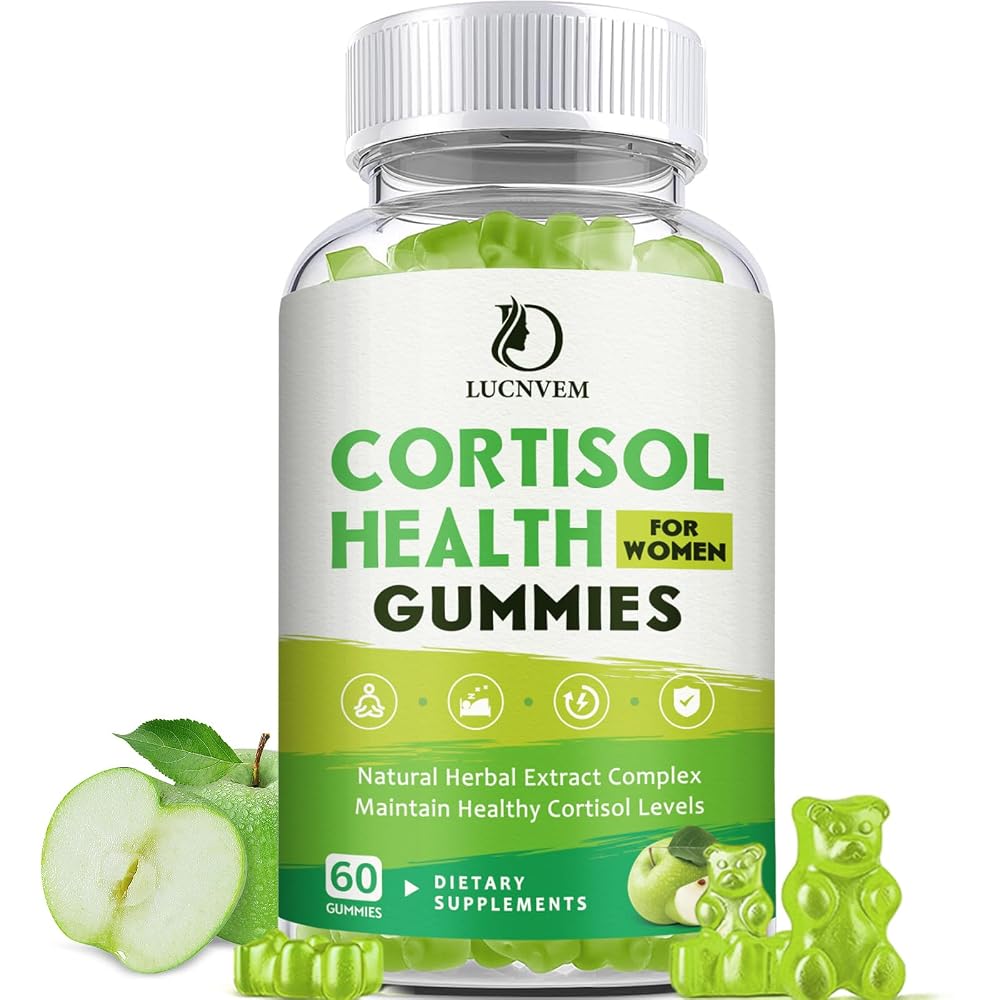 LUCNVEM Cortisol Detox for Women Gummies - 60 Count