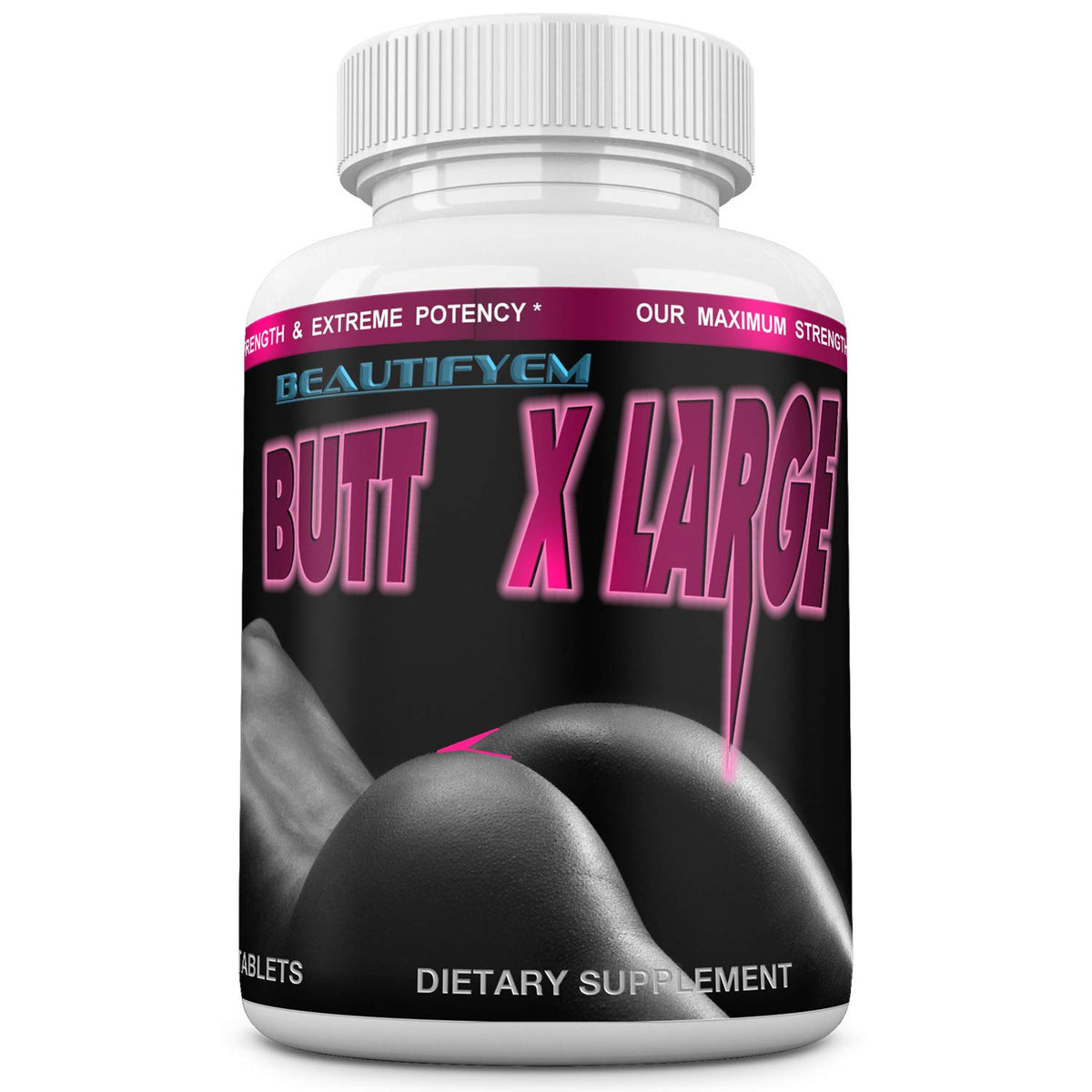 BEAUTIFYEM Butt X-Large Natural Butt Enhancement - 60 Capsules