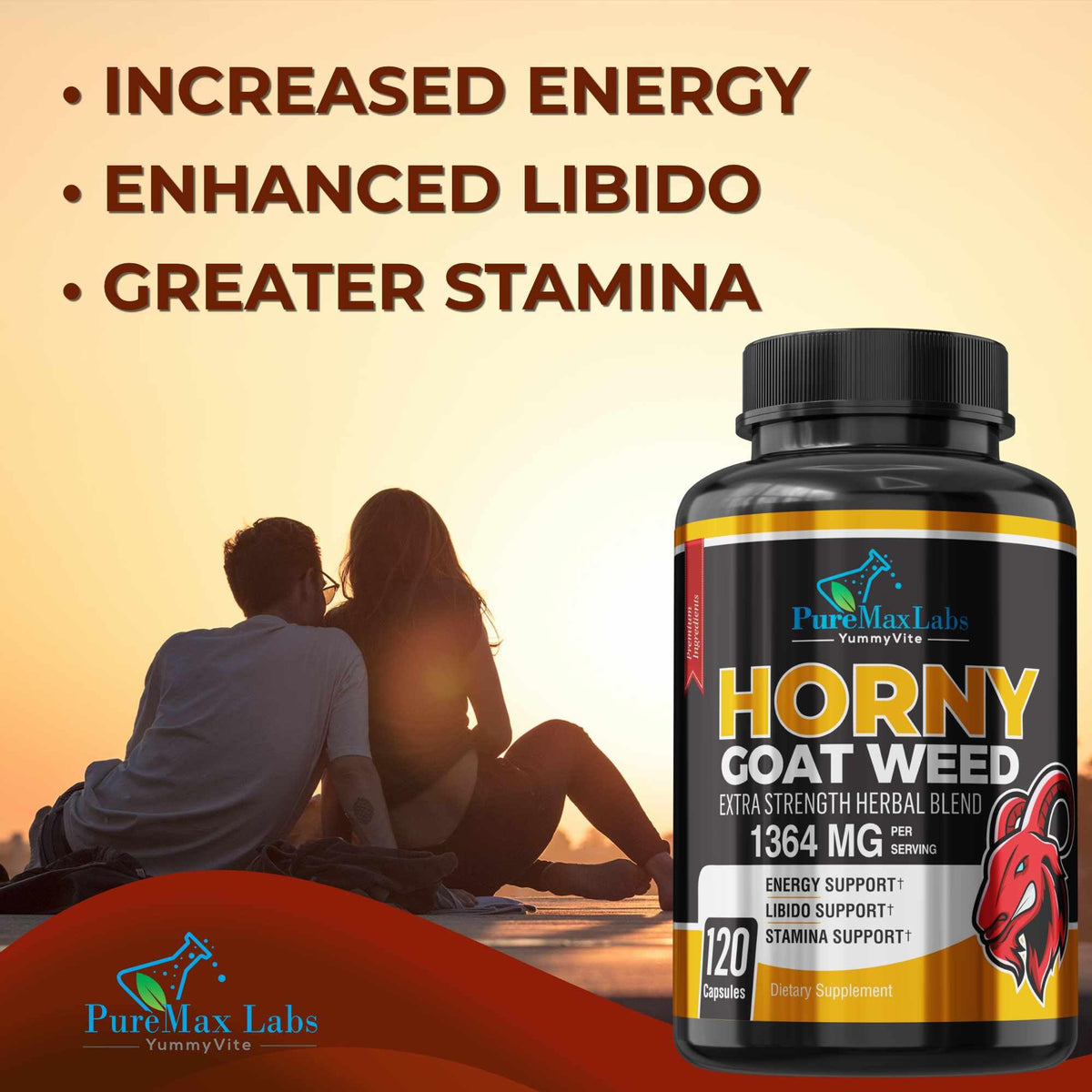 YUMMYVITE Horny Goat Weed Extra Strength Blend