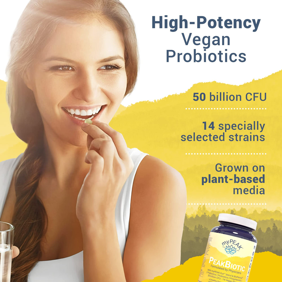myPEAK PeakBiotic Synbiotic Probiotics 50 Billion CFU - 60 Capsules - image 8