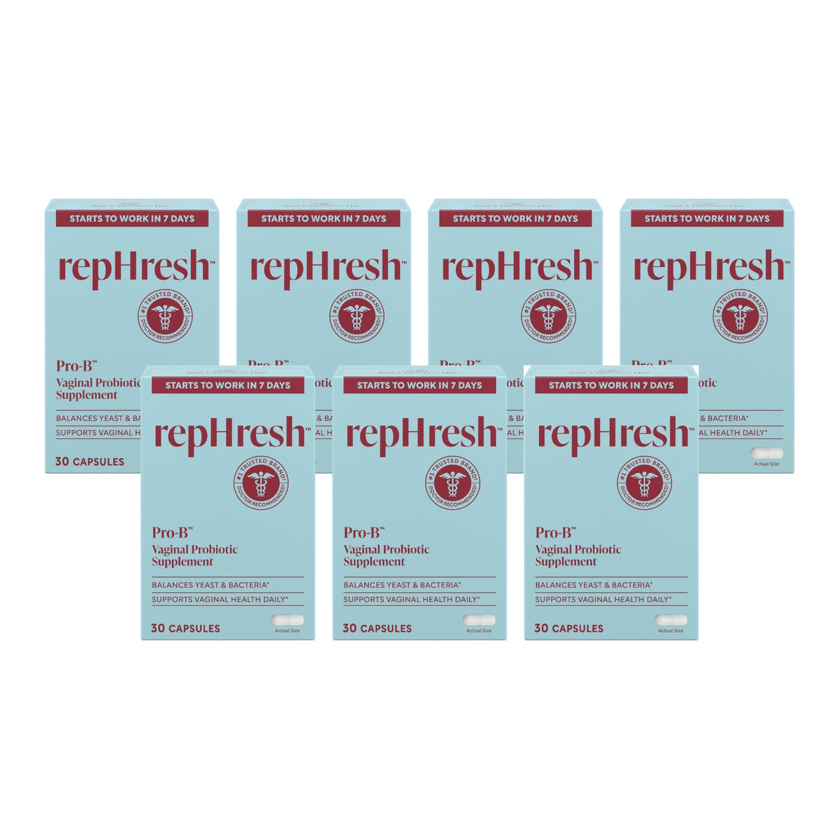 RepHresh Pro-B Vaginal Probiotic Supplement - 30 Capsules