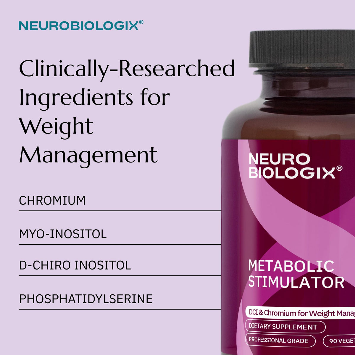 Neurobiologix Metabolic Stimulator Inositol & Chromium - 90 Capsules - image 4