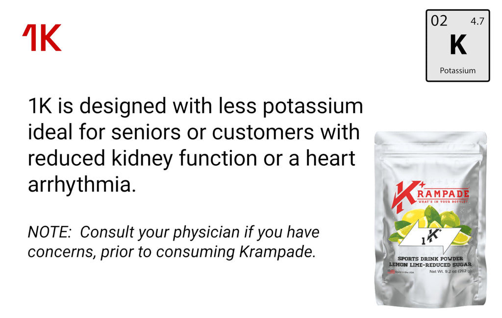 Krampade High Potassium Electrolytes Powder Lemon Lime - 19 Servings - image 5