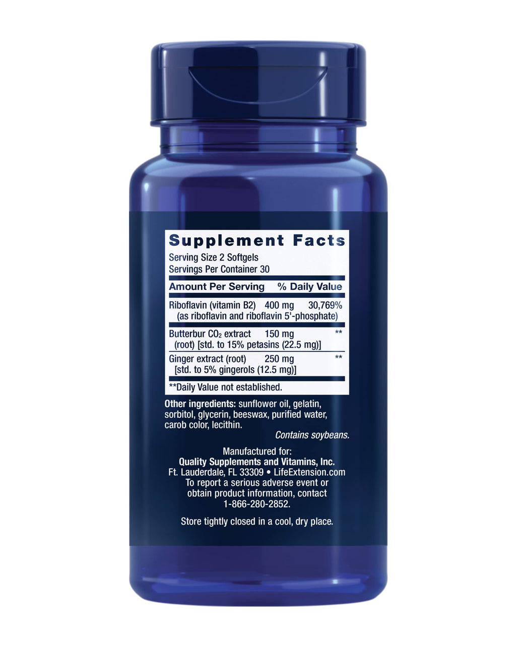 Life Extension Migra-Eeze Butterbur Supplement - 60 Softgels - image 2