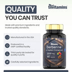 TNVitamins Berberine with Ceylon Cinnamon 2200 mg - 180 Capsules - image 7