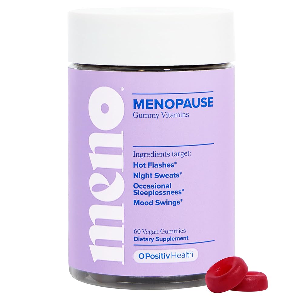 O Positiv MENO Menopause Gummies for Hot Flashes - 60 Count