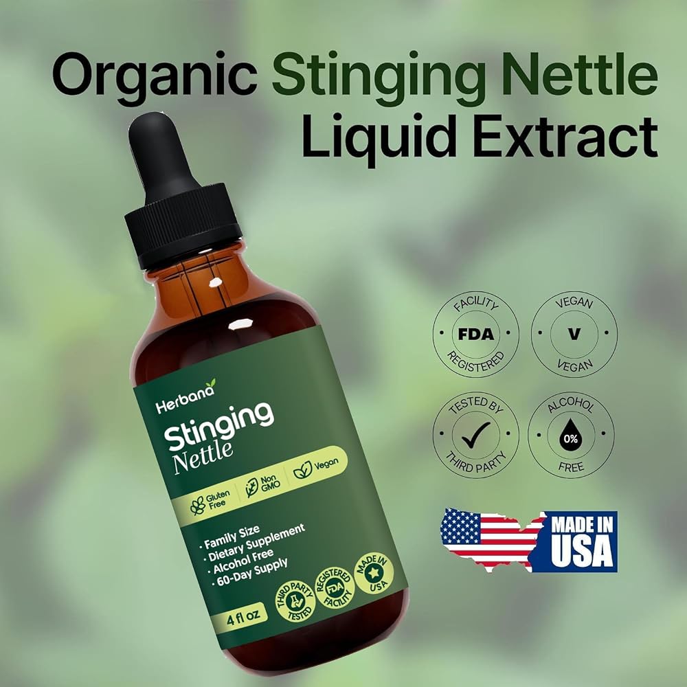 HERBANA MANUFACTURING Stinging Nettle Leaf and Root Liquid Extract